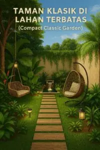 taman klasik lahan kecil