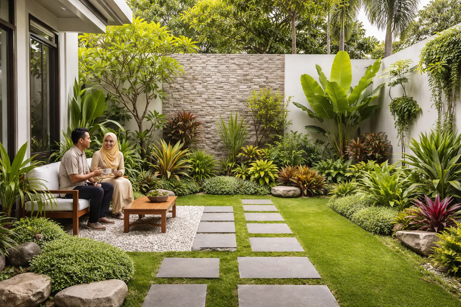 taman minimalis chichibu garden