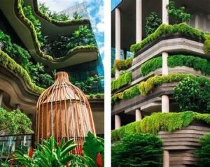 Desain Taman Hotel Modern