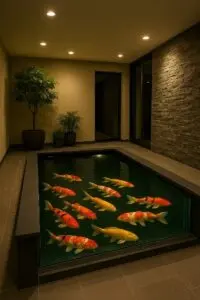 Pembuatan-kolam-koi-indoor 