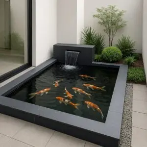 Pembuatan-kolam-koi-minimalis 