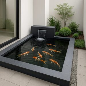 Pembuatan-kolam-koi-minimalis
