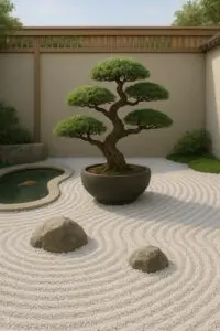 Taman-bonsai-zen