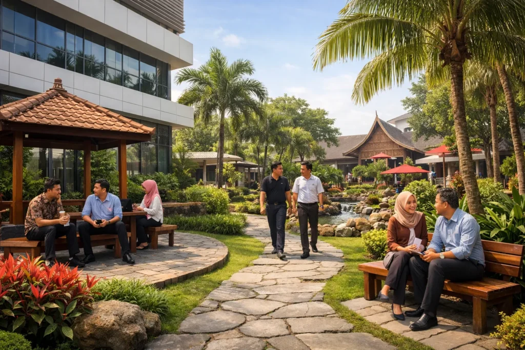panduan desain lanskap kantor