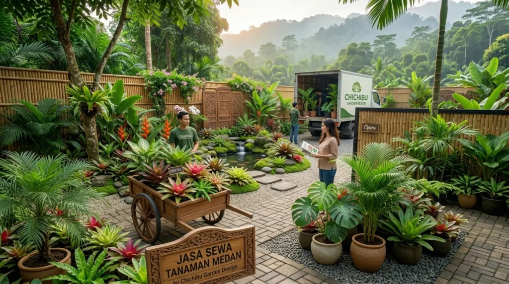 Jasa sewa tanaman medan