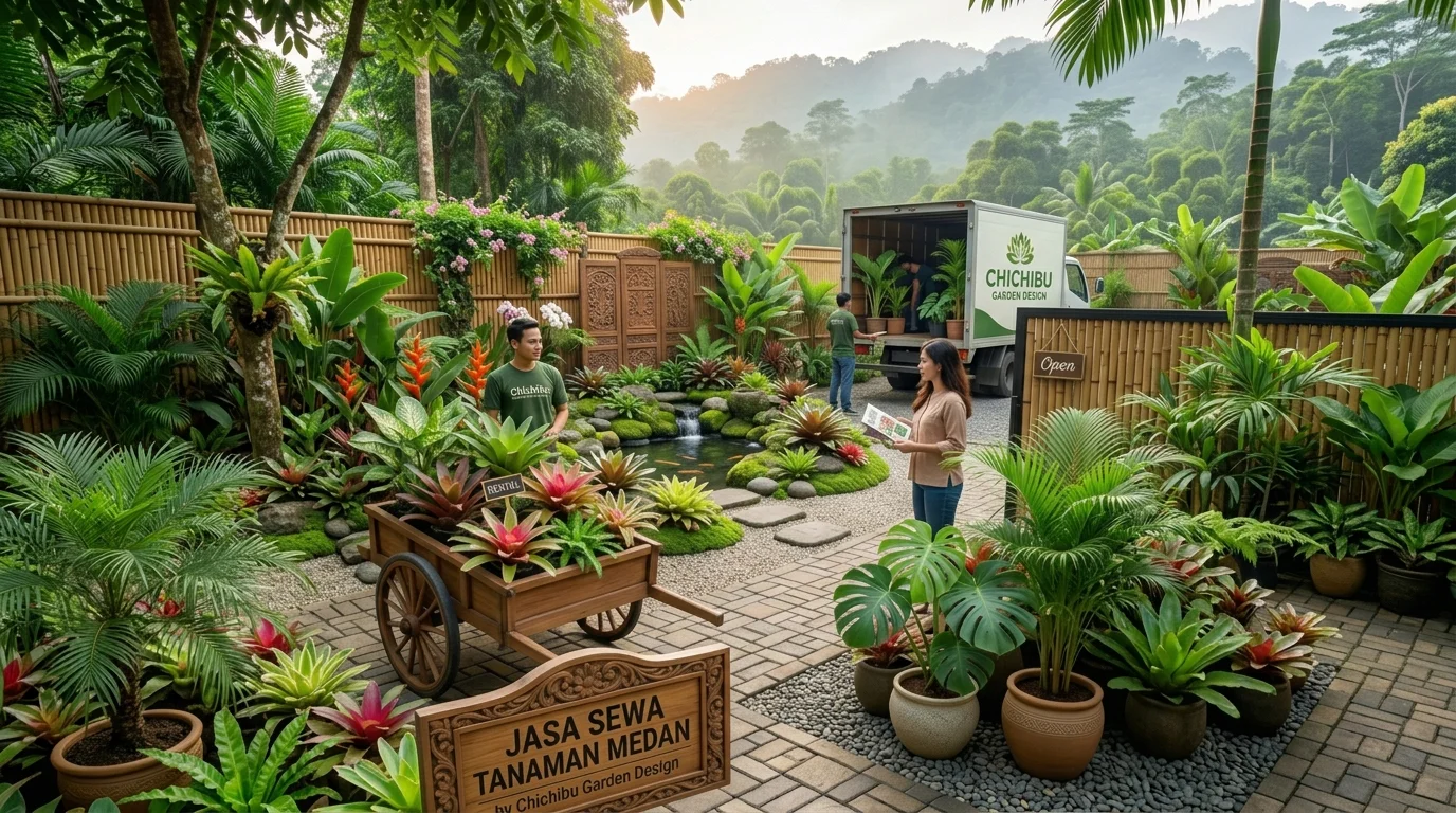 Jasa sewa tanaman medan