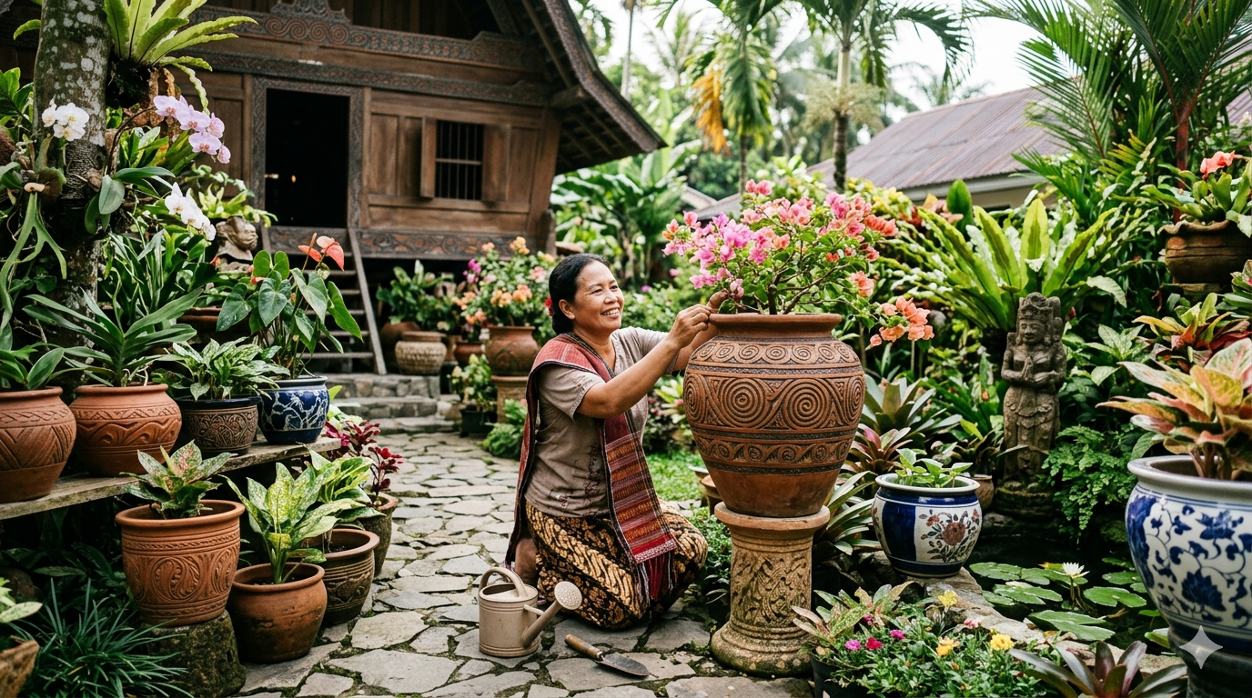 Inspirasi Pot dan Urn Elegan