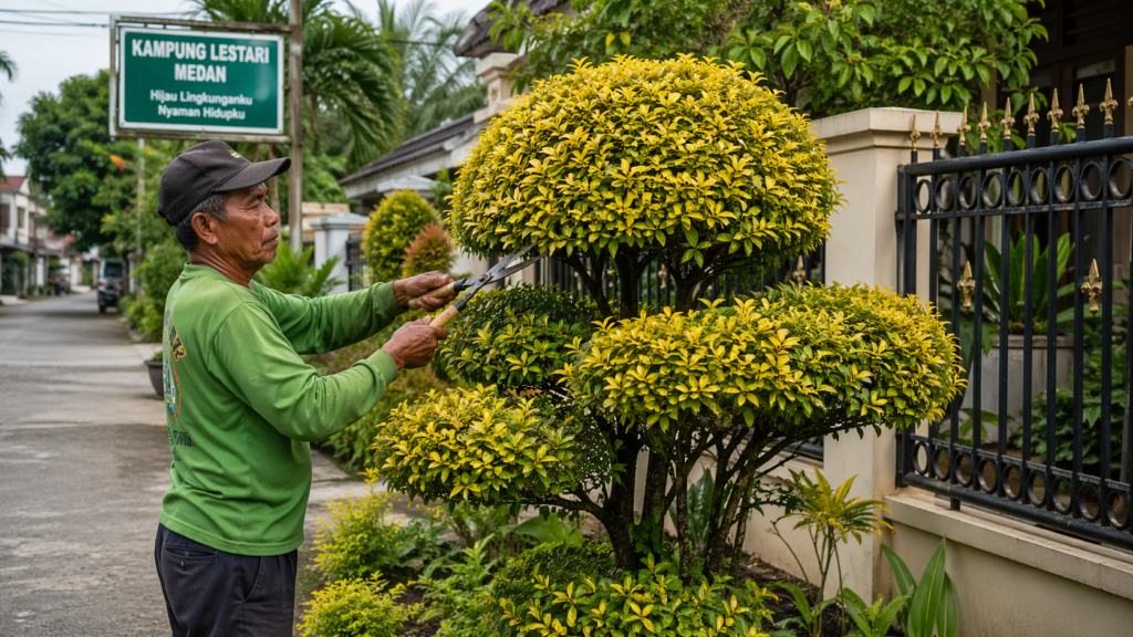 tanaman pangkas kuning