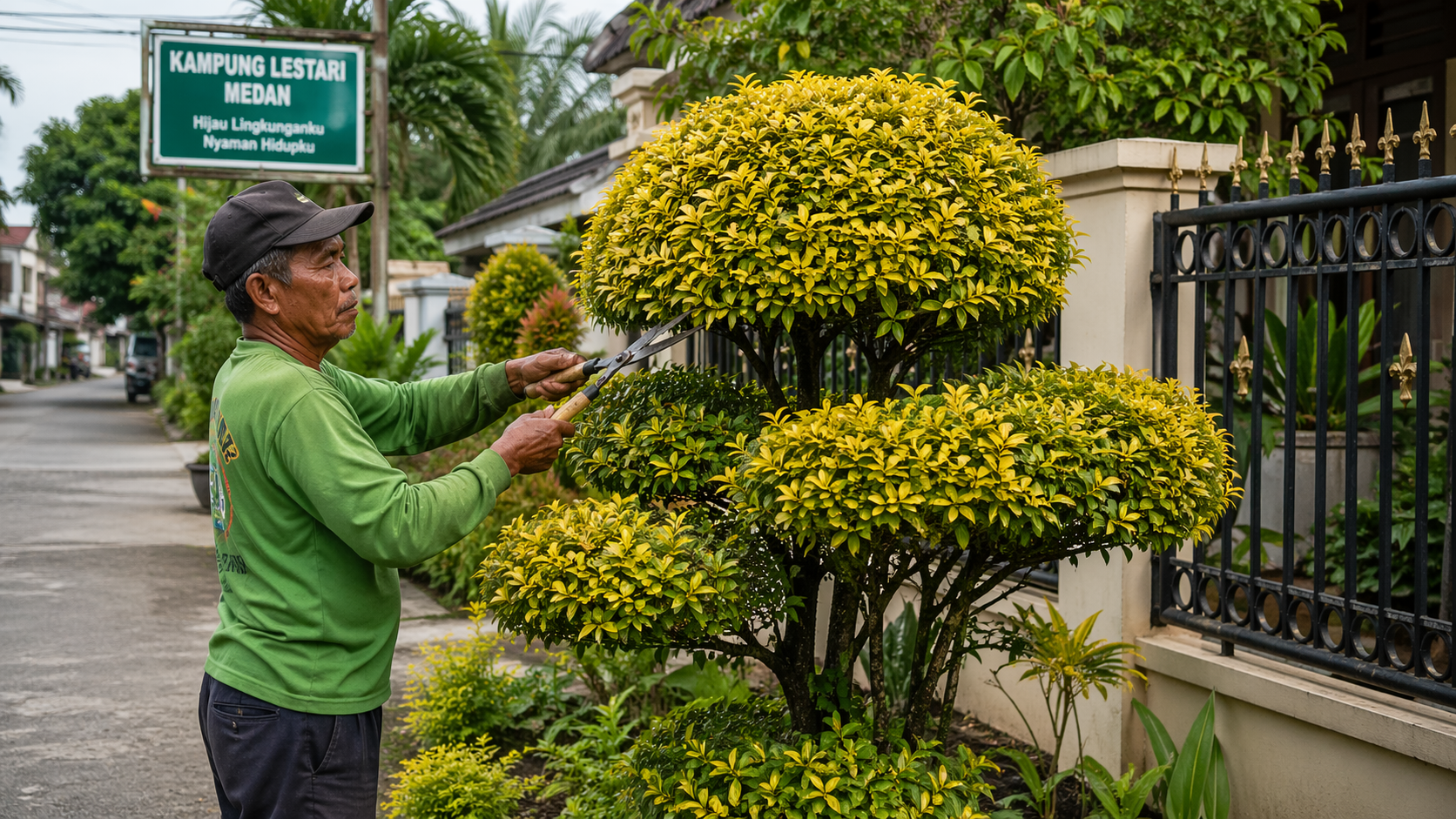 tanaman pangkas kuning