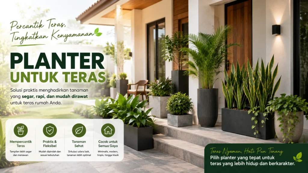 Planter untuk teras