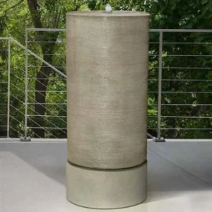 Tall cylinder fountain