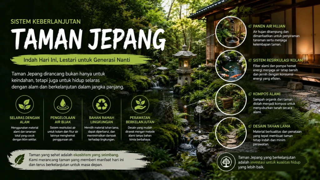 Keberlanjutan taman jepang