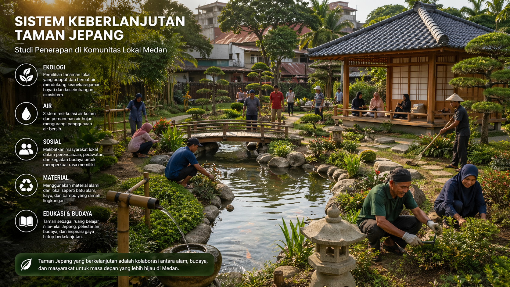 taman jepang berkelanjutan
