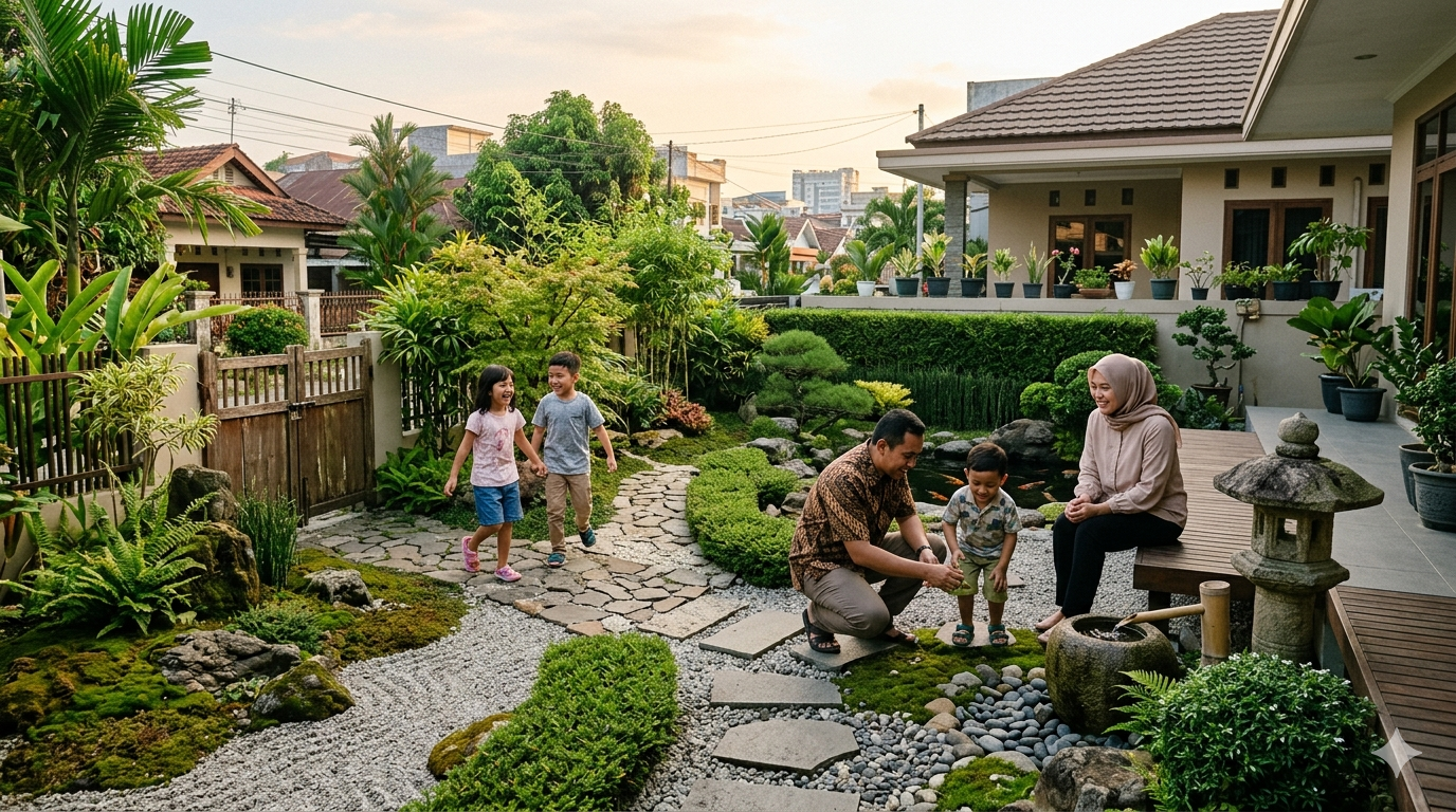 taman jepang kontemporer