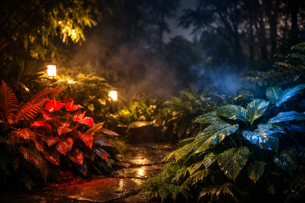 “Keindahan Taman Jepang Tropis”