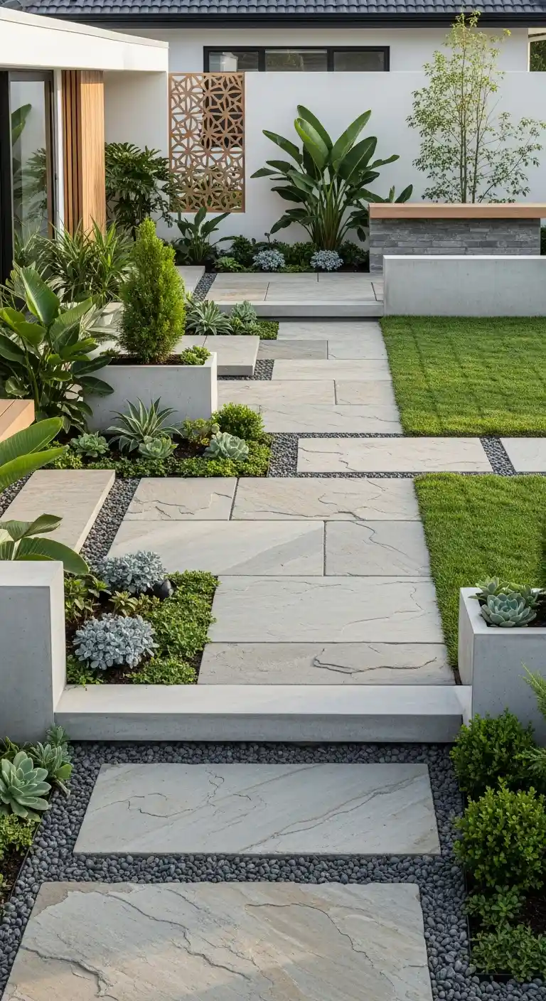 Taman Minimalis Modern 4