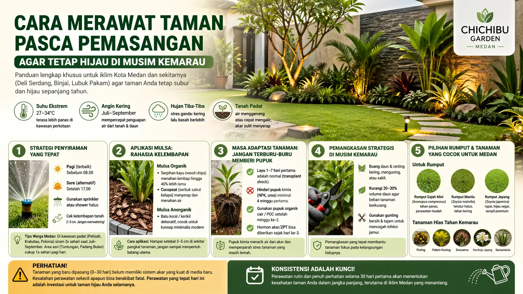 merawat taman