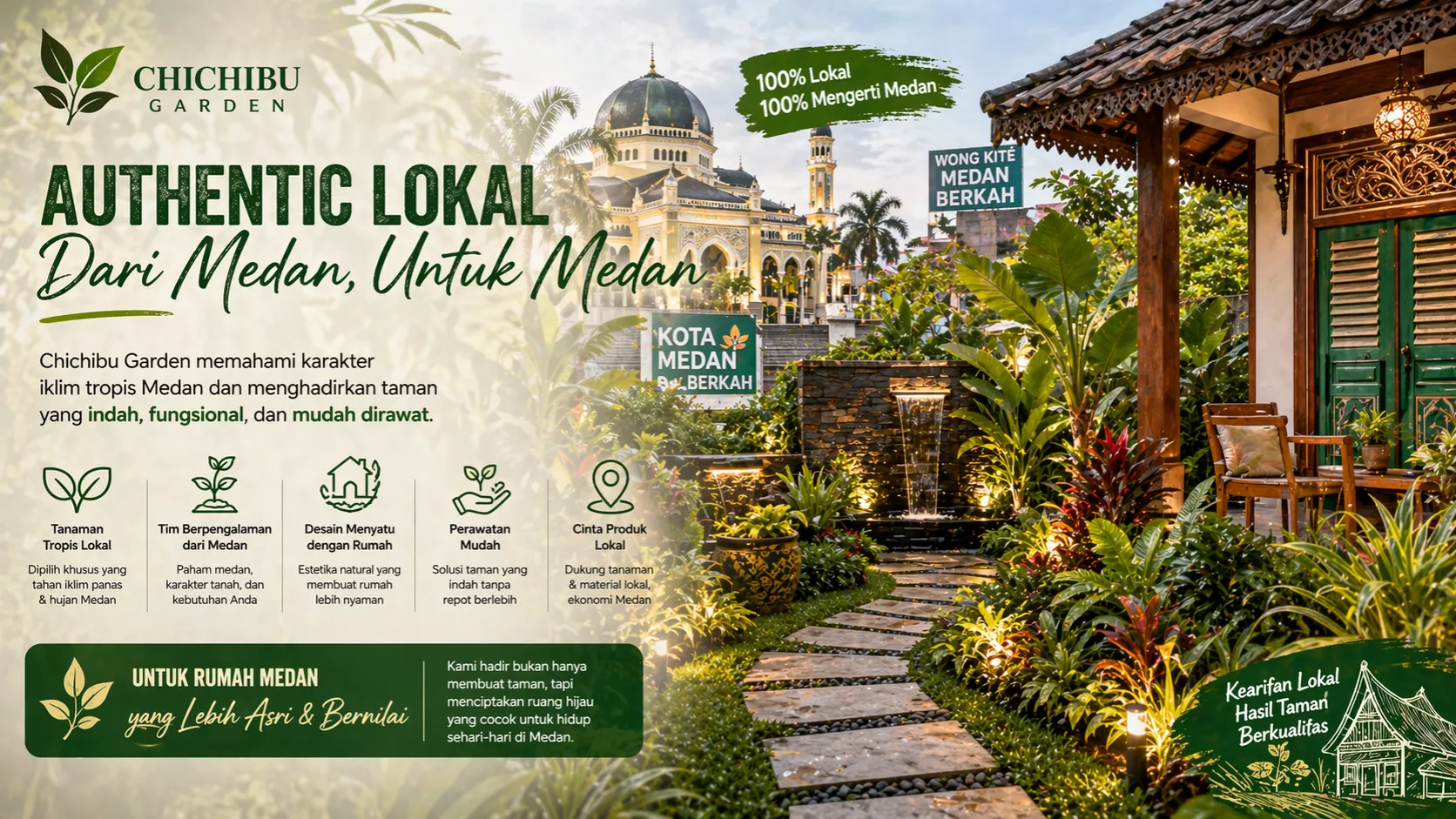 biaya pembuatan taman