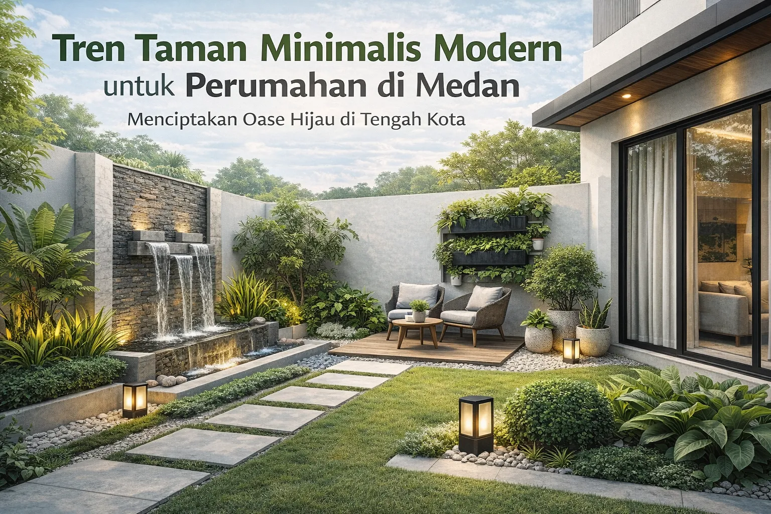 taman minimalis