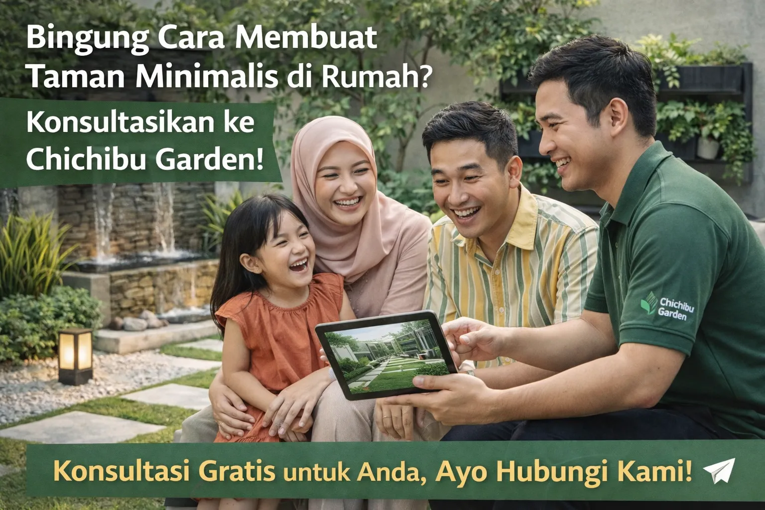 taman minimalis modern