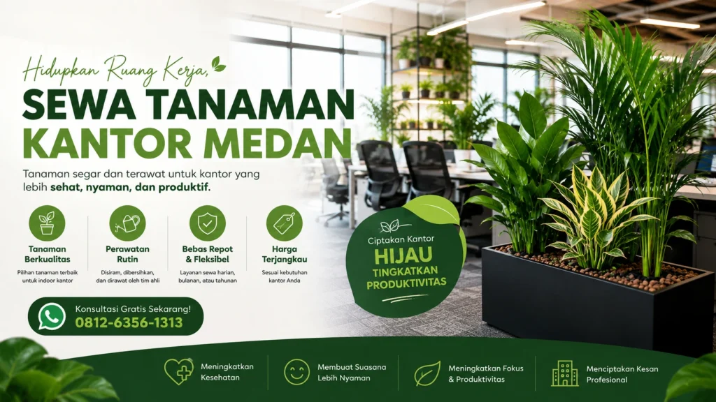 Sewa tanaman kantor medan