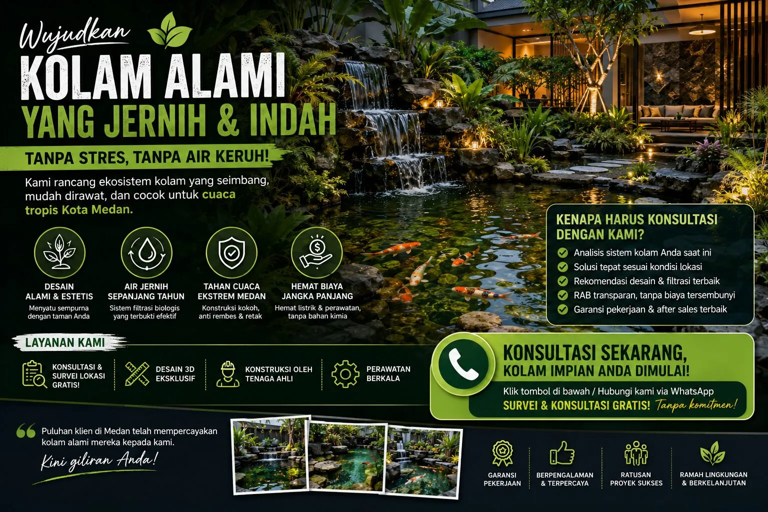 merawat natural pond
